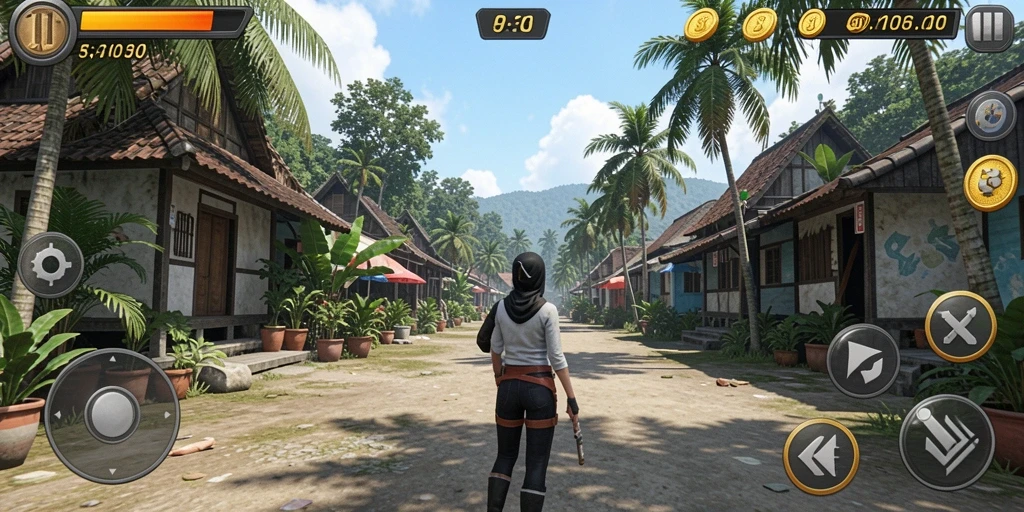 Screenshot menyoroti komunitas aktif dalam game.