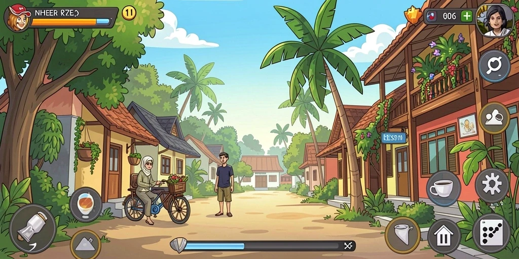 Tantangan level yang semakin mendebarkan.