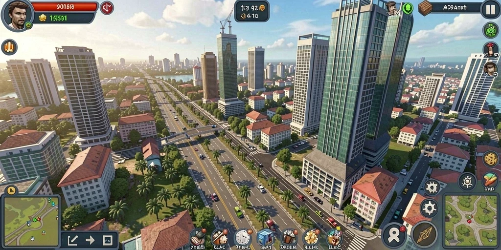 Misi yang seru dan menantang di setiap level.