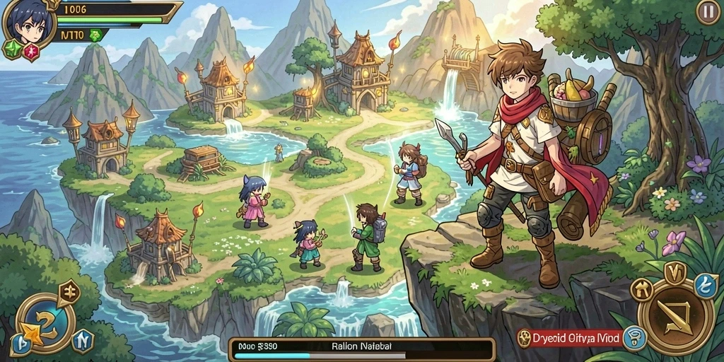 Screenshot dari mode multiplayer yang seru.