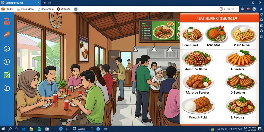 Screenshot dari mode multiplayer yang seru.