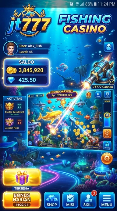 jt777 — layar beranda